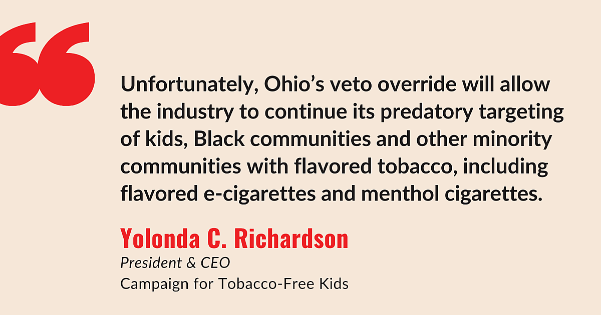 veto cigarettes Ohio Legislature Sides with Big… veto cigarettes Ohio Legislature Sides with Big…